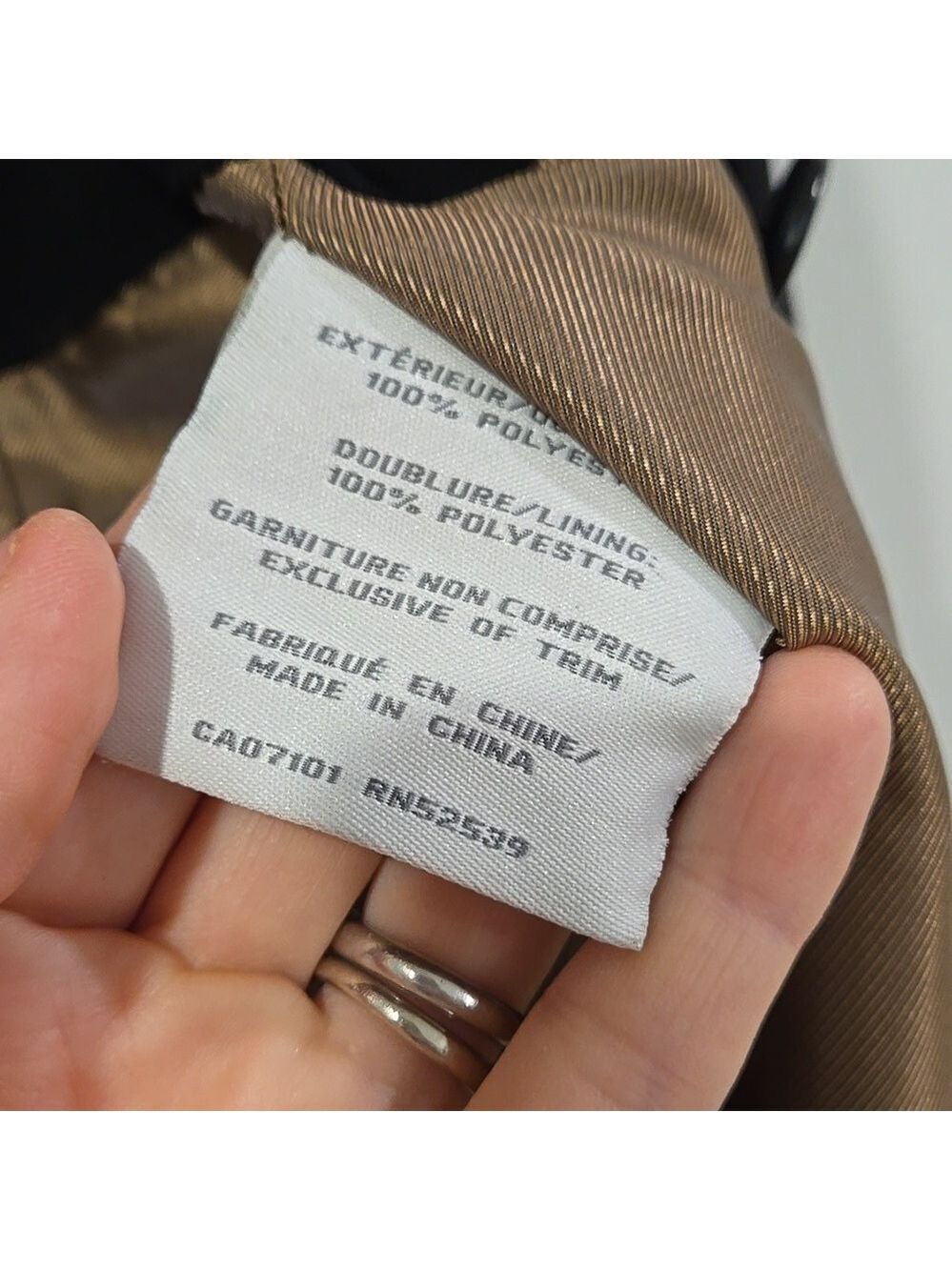 Retro Perry Ellis Beltless Streetwear Trench - Picture 12 of 14